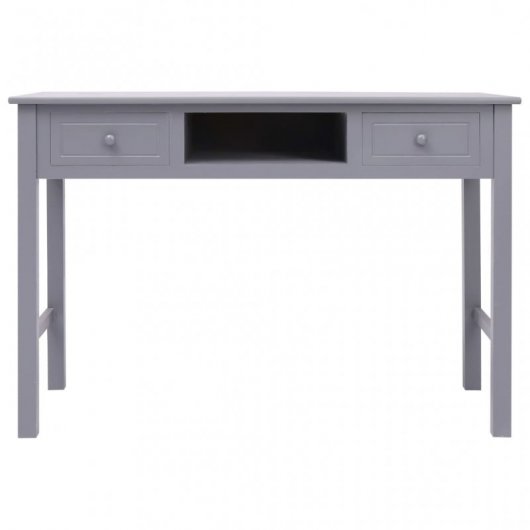 Scrivania in legno grigio VidaXL