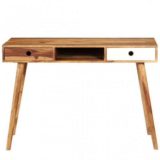 Scrivania VidaXL in legno massello di sheesham