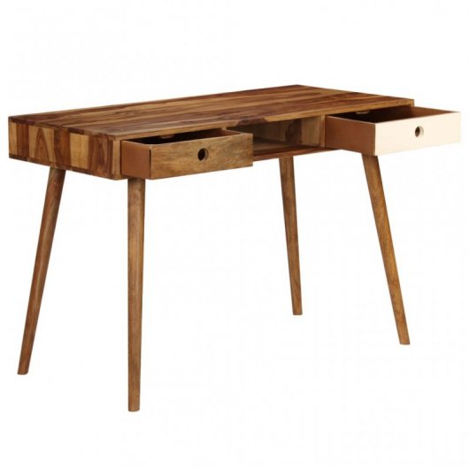 Scrivania VidaXL in legno massello di sheesham