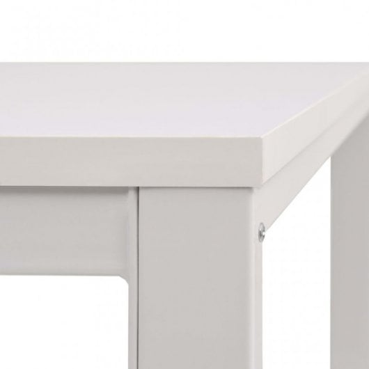 Bureau en aggloméré blanc VidaXL