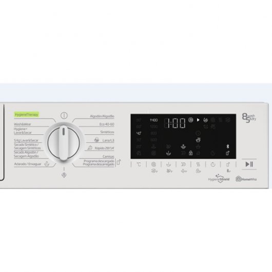 Beko HITV 8734 B0BTR Máquina de Lavar e Secar Roupa de Encastre 8Kg/5Kg D Branca