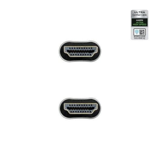 Cable HDMI 2.1 Nanocable 2m Negro Ultra High Speed