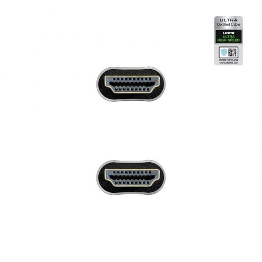 Nanocable HDMI 2.1 Kabel Stecker/Stecker 2m Schwarz