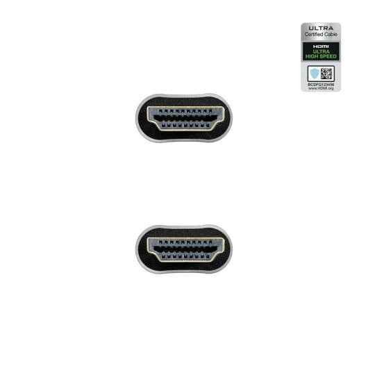 Cable HDMI 2.1 Nanocable 2m Negro Ultra High Speed