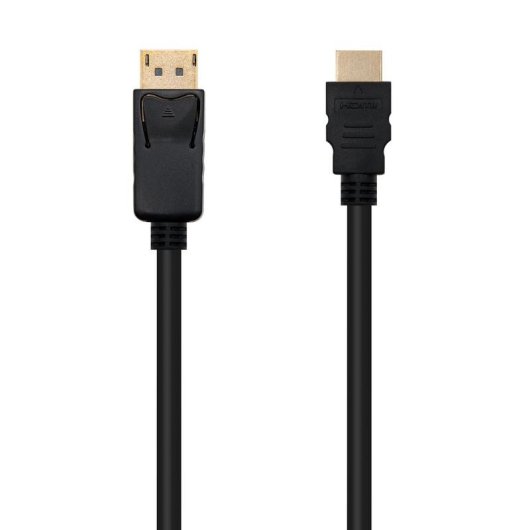 Cabo Nanocable DisplayPort para HDMI 1m Preto Conectores Ouro