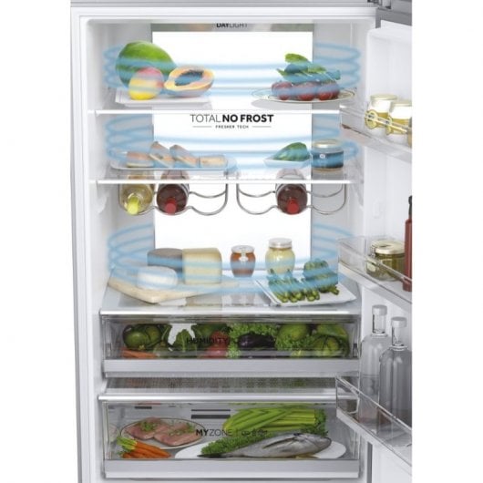 Haier HTW7720ENMP Frigorífico Combinado E Inox