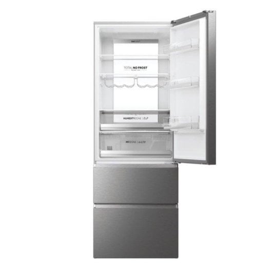 Frigorífico Combi Haier HTW7720ENMP No Frost 201cm 483L E Inox WiFi