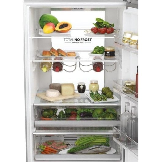 Frigorífico Combi Haier HTW7720ENMP No Frost 201cm 483L E Inox WiFi