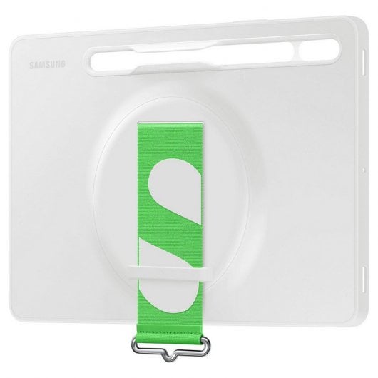 Samsung Strap Cover Funda de Silicona Blanca con Correa para Galaxy Tab S7/S8