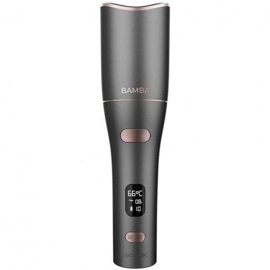 Arricciacapelli Automatico Cecotec Bamba SurfCare 750 Travel Magic Waves Ceramica 160-200°C Wireless Grigio