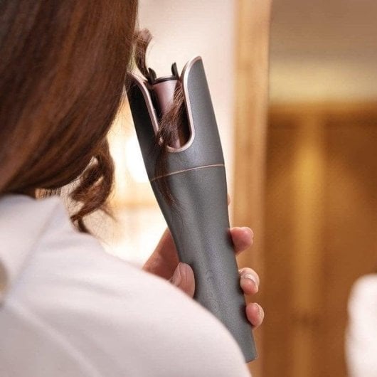 Arricciacapelli Automatico Cecotec Bamba SurfCare 750 Travel Magic Waves Ceramica 160-200°C Wireless Grigio