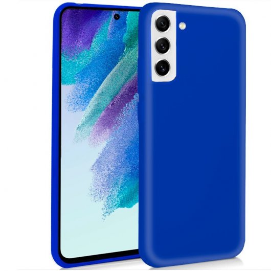 Cool Funda Silicona Azul para Samsung Galaxy S21 FE G990B