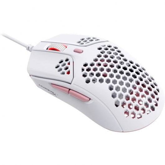 HyperX Pulsefire Haste Whitepink Ratón Gaming RGB 16000DPI