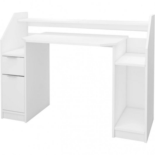 ML Design Escritorio con Cajón Blanco