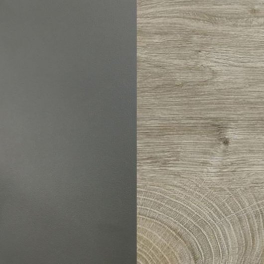 Habitdesign Stil Buc Mesa de Escritorio 3 Cajones Gris