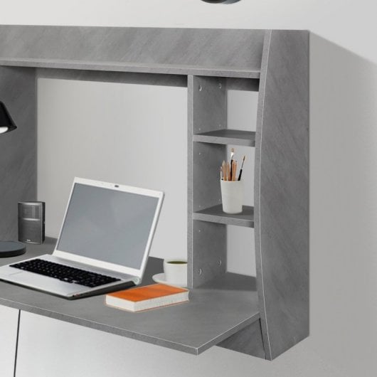ML Design Escritorio de Pared Gris