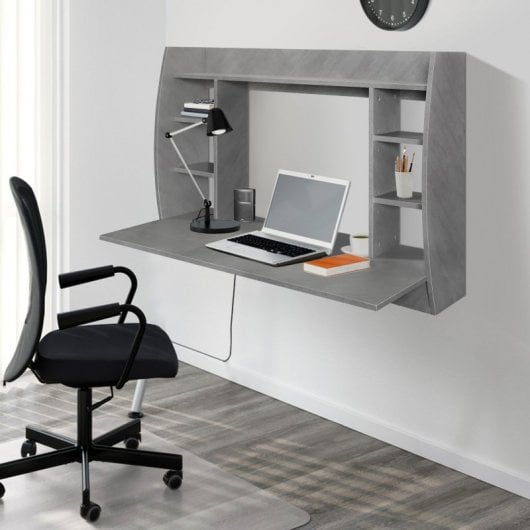 ML Design Escritorio de Pared Gris