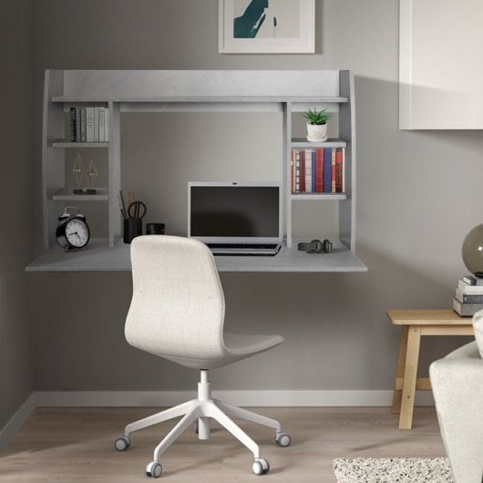 ML Design Escritorio de Pared Gris