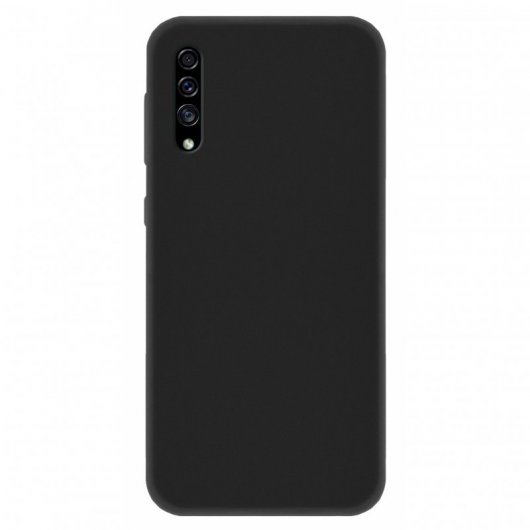 Icoveri Funda Soft Matte Negra para Samsung Galaxy A30s