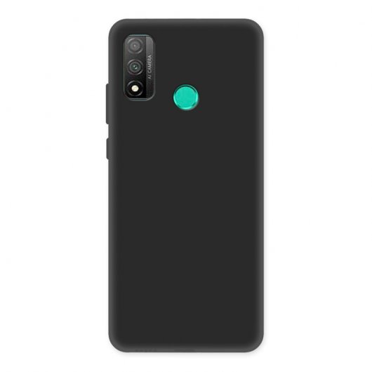 Icoveri Funda Soft Matte Negra para Huawei P Smart 2020