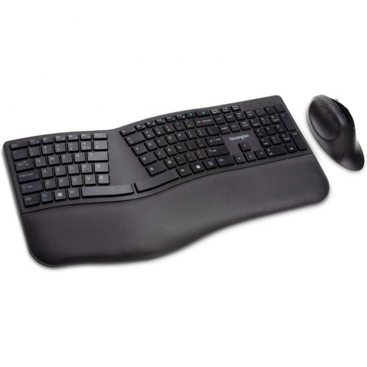 Kensington Pro Fit Ergo Fr Pack Teclado + Ratón Inalámbricos Negro