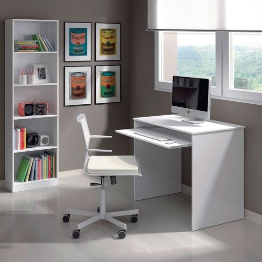 Habitdesign iJoy Mesa de Ordenador con Bandeja Extraíble