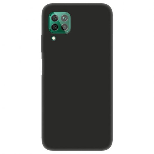 Icoveri Funda Soft Matte Negra para Huawei P40 Lite