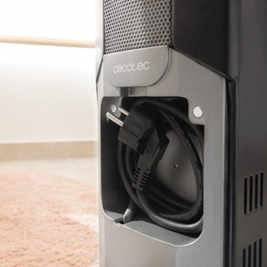 Radiador Elétrico Cecotec ReadyWarm 11000 Space Black 2500W grande com termostato e segurança extra