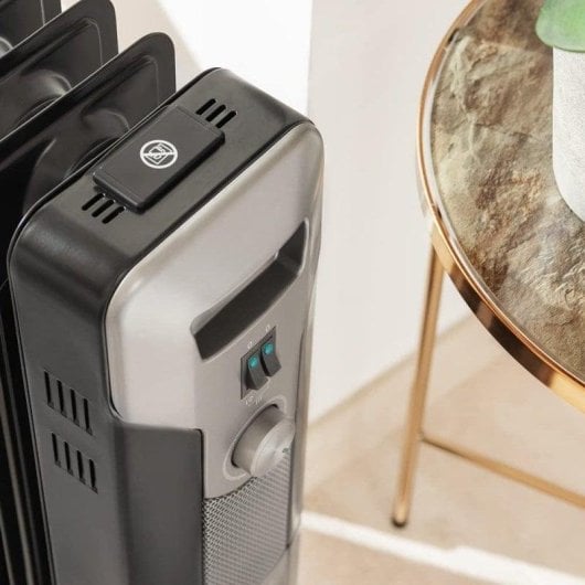 Radiador Elétrico Cecotec ReadyWarm 11000 Space Black 2500W grande com termostato e segurança extra