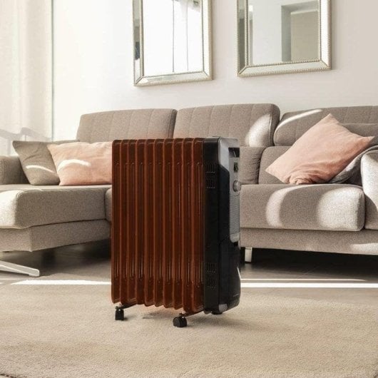 Radiador a Óleo Cecotec ReadyWarm 11000 Space Black 2500W 11 Elementos