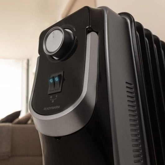 Radiador Elétrico Cecotec ReadyWarm 9000 Space 2000W médio com controlo manual e rodas