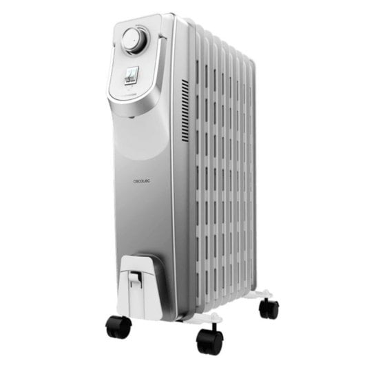 Radiador Elétrico Cecotec ReadyWarm 9000 Space 360 2000W grande controlo manual e rodas