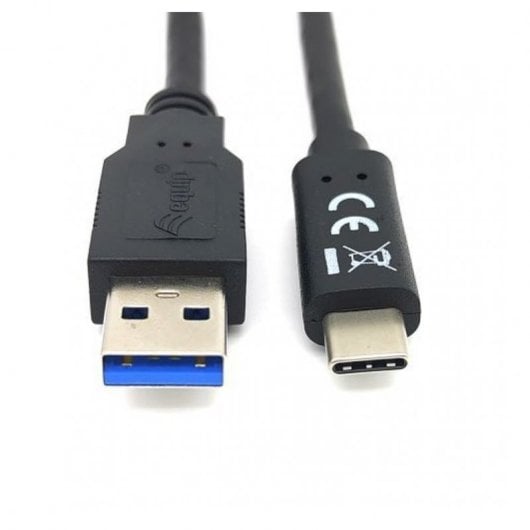 Equip 128344 USB Kabel USB 3.2 Gen 1 (3.1 Gen 1) 2 m USB A USB C Schwarz