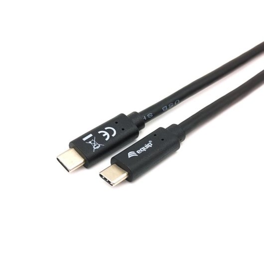 USB-C Kabel Equip 128346 1m 5Gbps PD60W Schwarz