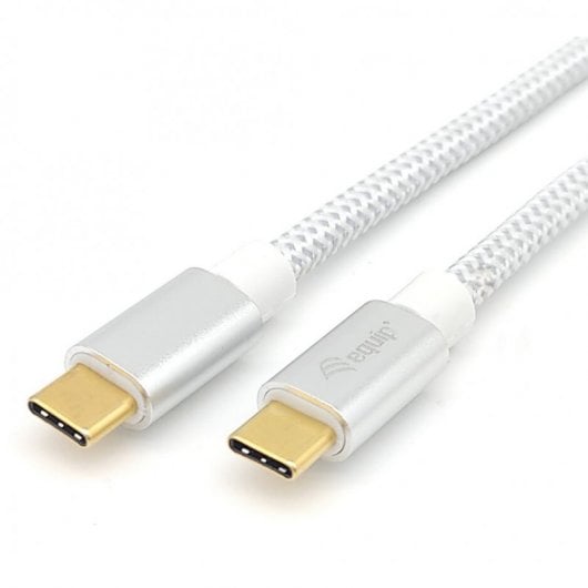 Equip 128355 USB Kabel USB 3.2 Gen 2 (3.1 Gen 2) 0,5 m USB C Silber, Weiß