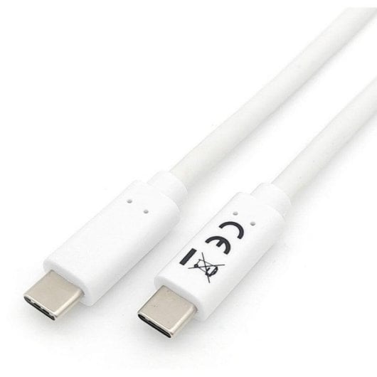 USB-C Kabel Equip 128361 1m 5Gbps 60W PD doppelt geschirmt Weiß