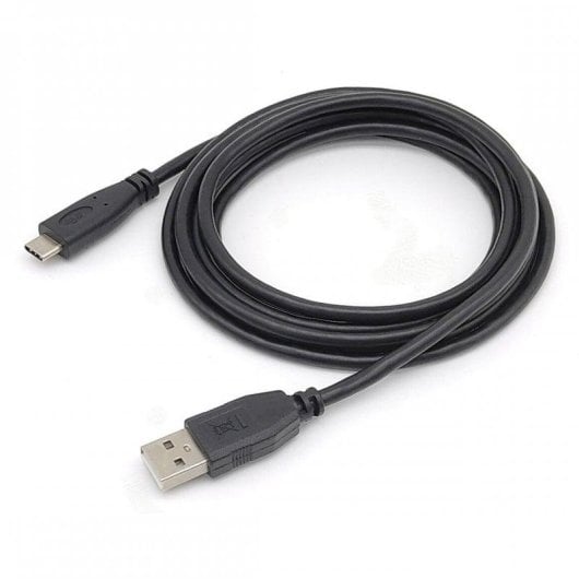 Cable USB Equip 133429 USB 2.0 A a USB-C 2 m doble blindaje negro