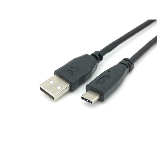 Cable USB Equip 133429 USB 2.0 A a USB-C 2 m doble blindaje negro