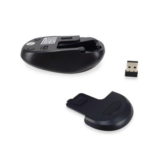 Maus Equip 245111 Kabellos 1200 DPI Schwarz Ambidextrous
