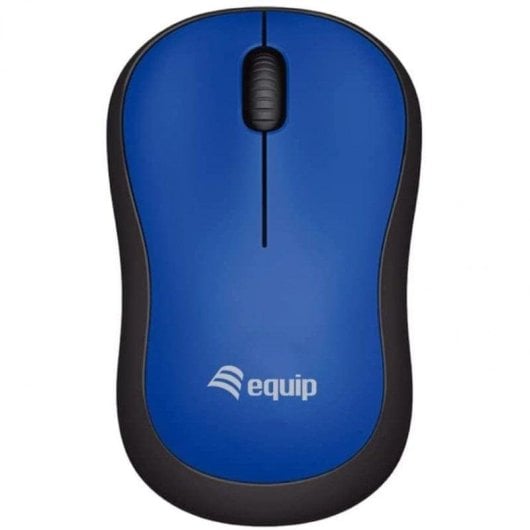 Ratón Equip 245112 Ambidextro RF inalámbrico 1200 DPI Azul con nano receptor