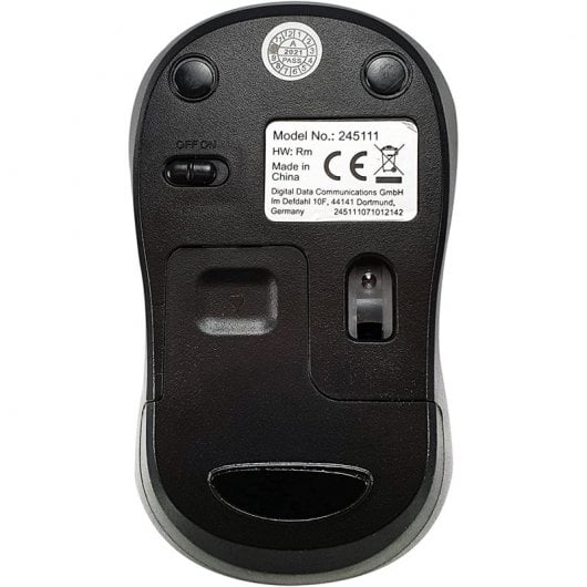 Equipaggia il mouse wireless 1200 DPI blu