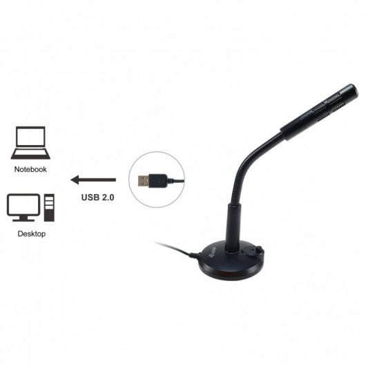 Equip Micrófono de Sobremesa USB