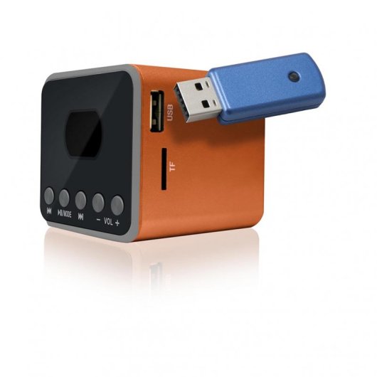 Sytech Altavoz Bluetooth Naranja