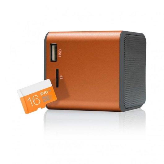 Sytech Altavoz Bluetooth Naranja