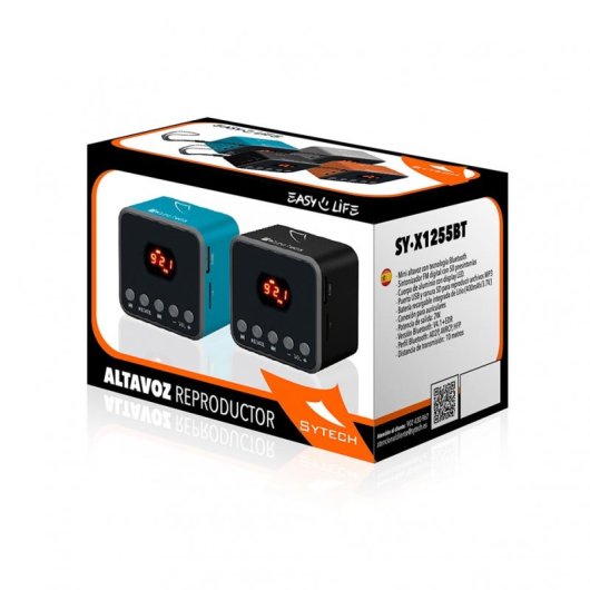 Sytech Altavoz Bluetooth Naranja