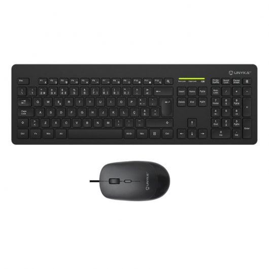 UNYKach MK212 PRO Slim Wireless Kit tastiera wireless + mouse (lingua portoghese)