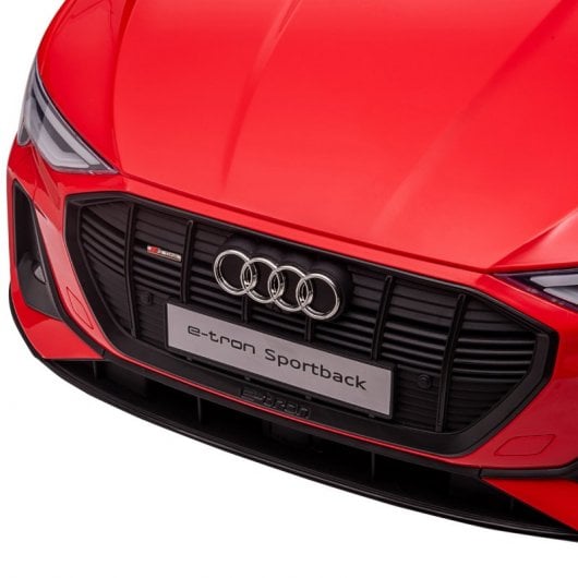 Homcom Coche Eléctrico Infantil Audi E-Tron 12V Rojo