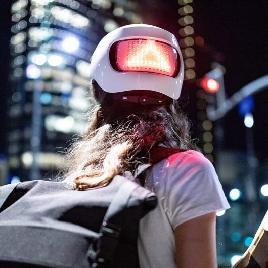Lumos Matrix Casco Inteligente con MIPS Blanco M