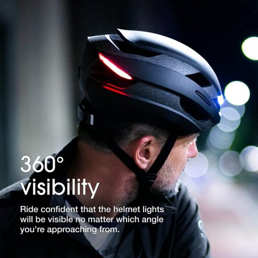 Lumos Ultra Casco Inteligente con MIPS Rojo M-L