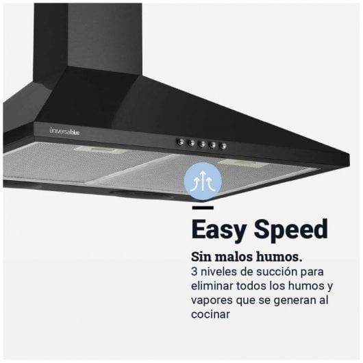 Universal Blue Everest 4060B Campana Decorativa 60cm Negra